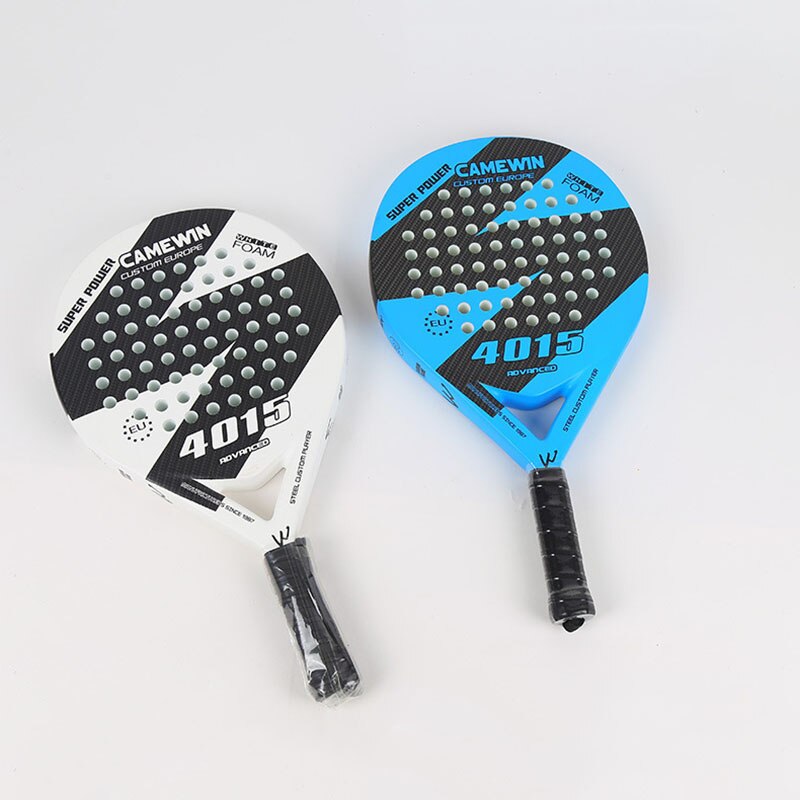 Beach Tennis Carbon Rackets Unisex Lightweight Soft EVA Face Racquet Adult Glass Fiber Pickleball Paddle with Bag