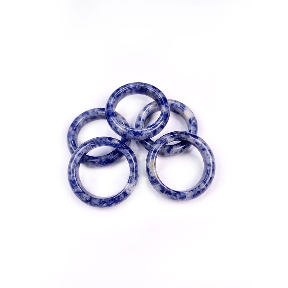 Natürliche stein ringe charme schmuck eine vielfalt von steinen zwei arten von modelle trendy für frauen oder freundin 6mm