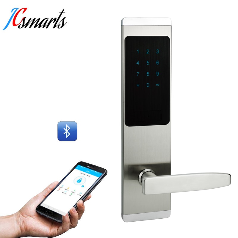 Smart IC card lock Intelligent Bluetooth Electronic touch keypad Door Lock with APP remote control