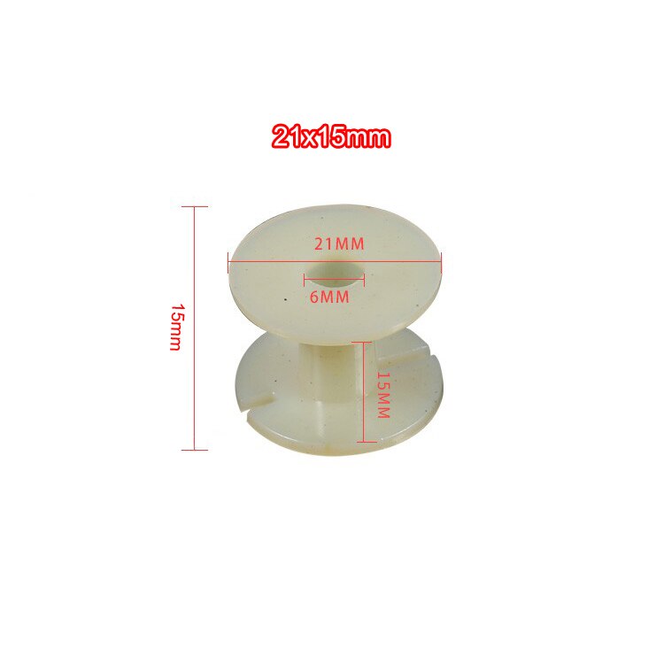 2pcs Round Inductor Winding Frame Amplifier Crossover Bobbin Wire Coil Thickened Inductance Skeleton #White: 21x17mm