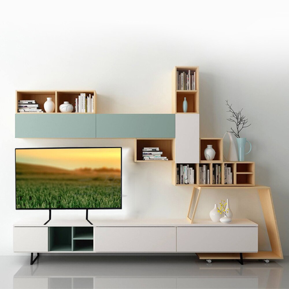 Height Adjustable Stable Stand Base Universal Table Top Flat TV Iron Stand Legs For Most 26-65" LED LCD Flat Screen TV
