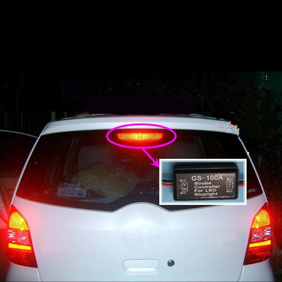 ​2pcs 24W Flash Strobe Controller Flasher Module for LED Brake Light Tail Stop Light （12-30V）