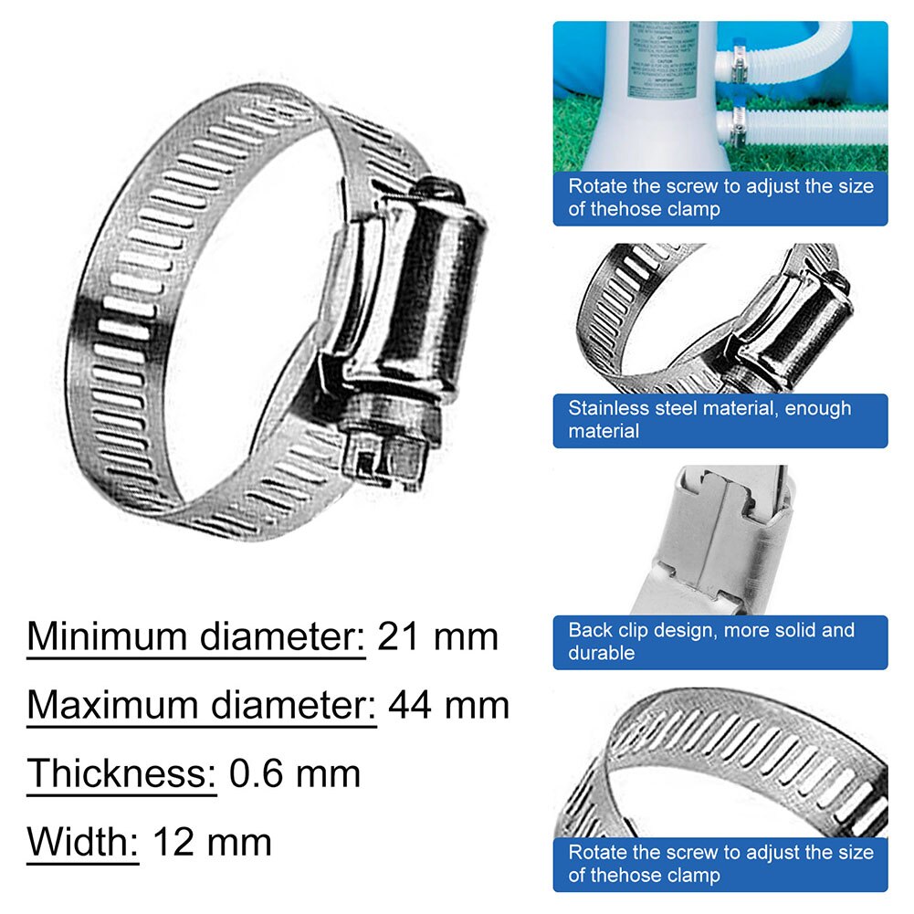 Pool Pump Replacement Retractable Hose Replacement Pool Filter Pump Hose Oxygen Pump Hose for Air Bubble Stone