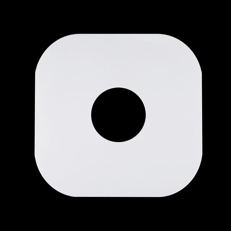 10PCS Anti-static White Kraft Paper Record Inner Bag Sleeves Protectors For 12 Inches Vinyl Record With Hole and Rounded Corners