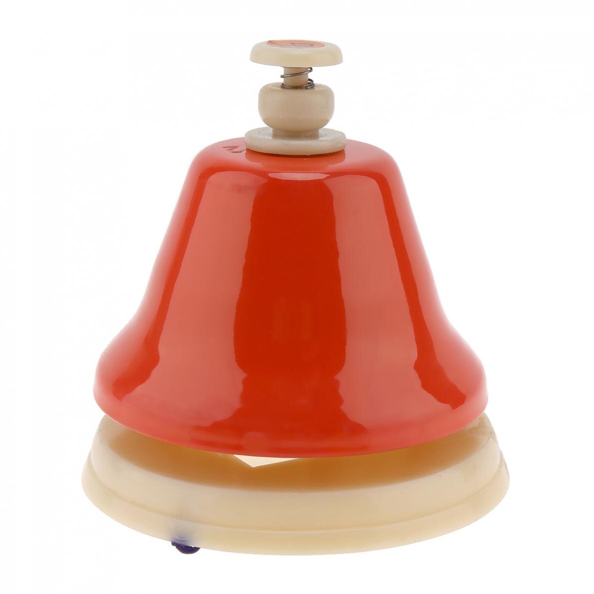 8pcs/lot Colorful Hand Bell Set Musical Instrument Musical for Children Baby Early Education hand bell