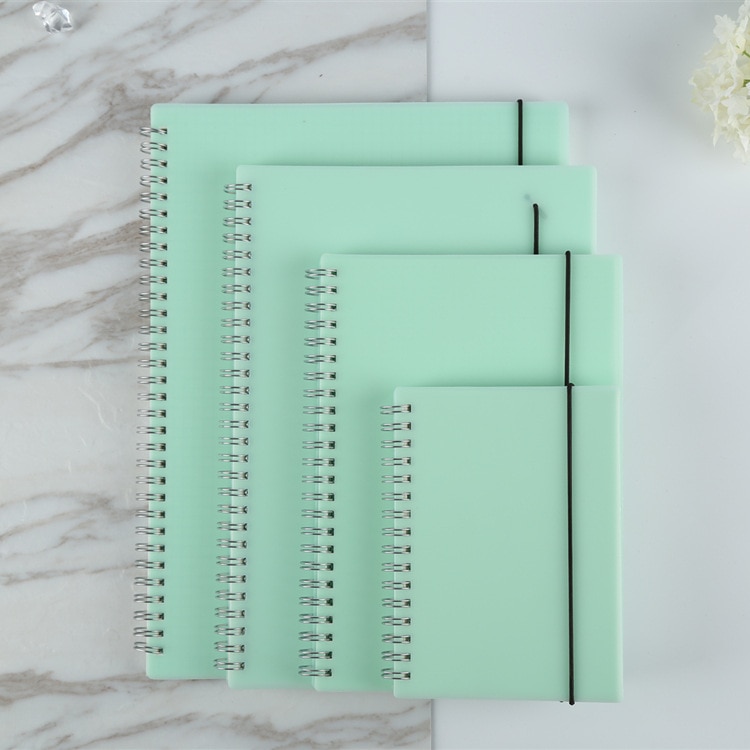 Cuaderno de espiral en blanco con bloc de notas de espiral planeador diario semanal, A4 B5 A5 A6