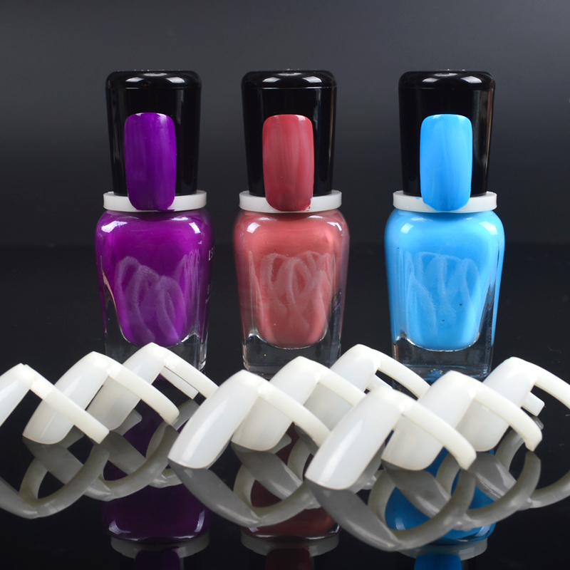 50 Pcs Nagellak Uv Gel Color Pops Weergave Natuurlijke Nail Art Belstijl Nail Tips Grafiek Volledige Nail