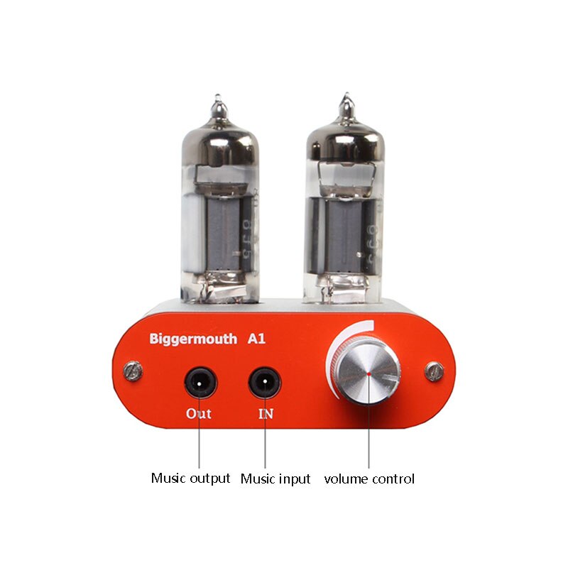 AMPLIFICADOR DE TUBO audiófilo 6J5, decodificación de tubos, amplificador de auriculares integrado, estéreo HIFI, compatible con auriculares de 16-300 Ohm