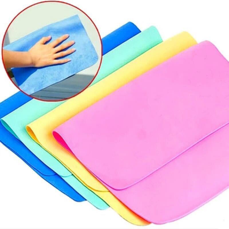 30*20CM Home Kitchen Microfiber Towels Absorbent Car Cloth For Cleaning Micro Fiber Wipe Table PVA Chamois Cham Kitchen Towels