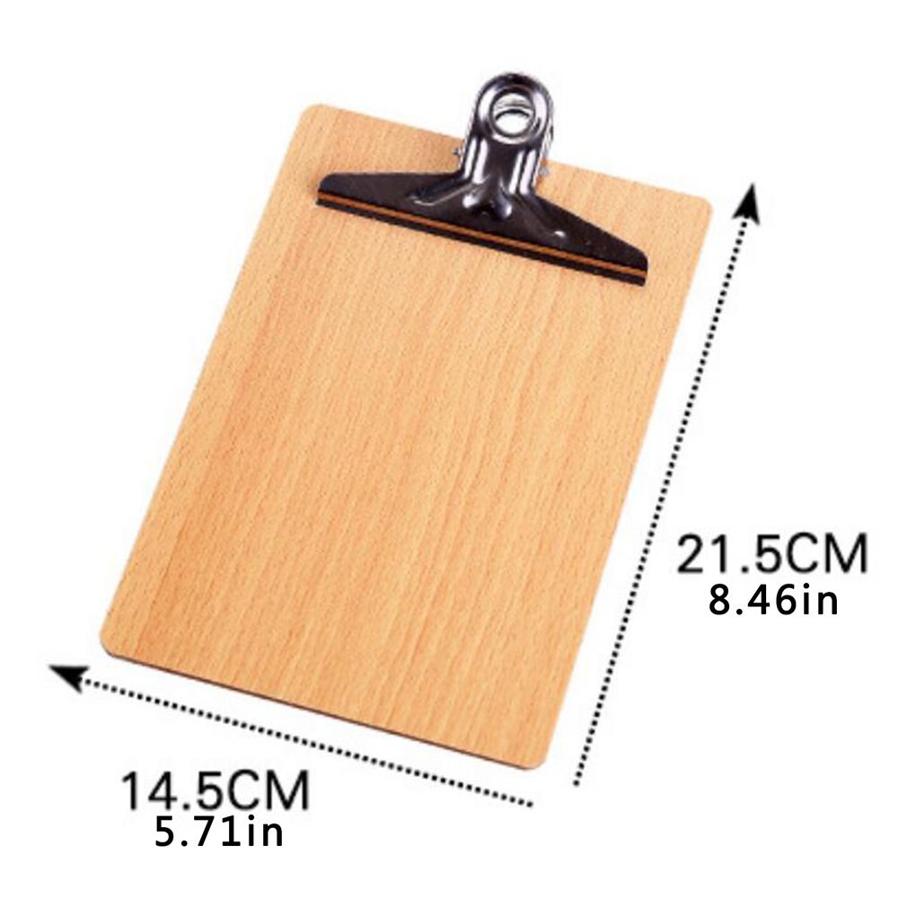 File Folder Board Clip Note Clipboard Paper Menu Organizer Memo Pads Stationery Simple Note Pad Clip School Supplies