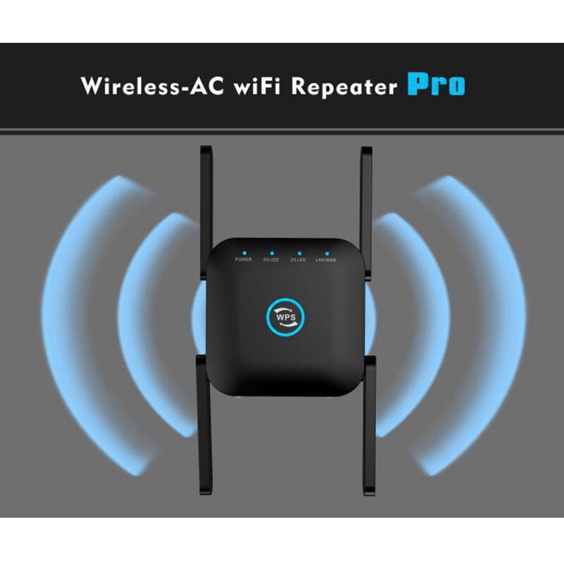 1200M Dual Frequenz Drahtlose WiFi Verlängerung Routing Verstärker WIFI Signal Verstärker Hause Büro
