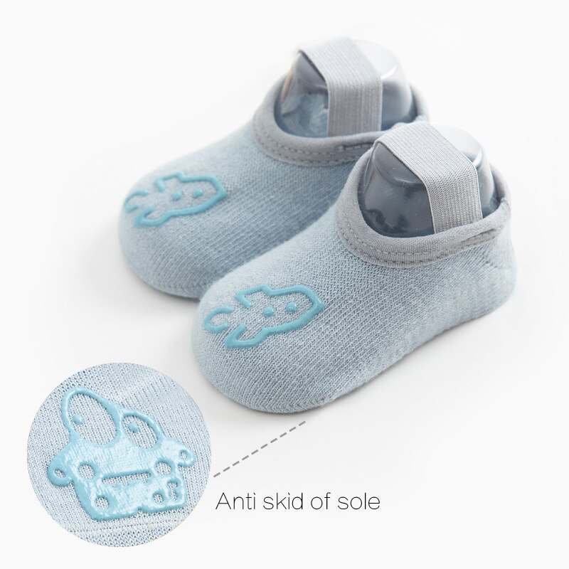 Wecute Newborn Baby Sock Cotton Short Anti Slip Ankle Socks Elastic Unisex First Walker Shoes For Infant Boys Girls Solid Color: 4