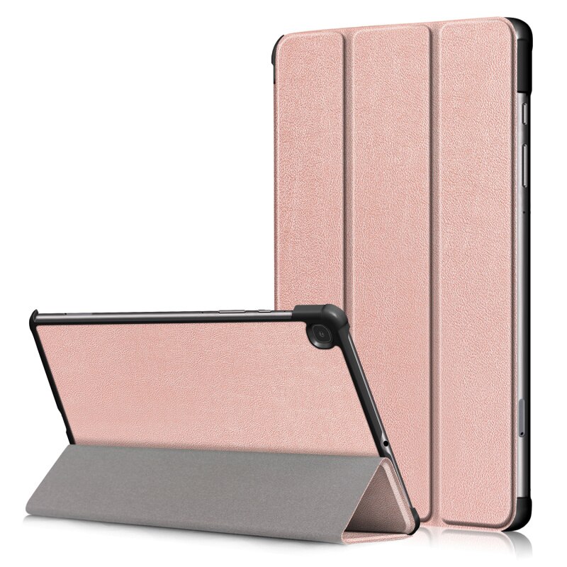 For Samsung Galaxy Tab S6 Lite Case 10.4 Inch Samsung Tab S6 Lite SM P610 P615 Pu Leather Protective Case Cover: Tab S6Lite-rose gold