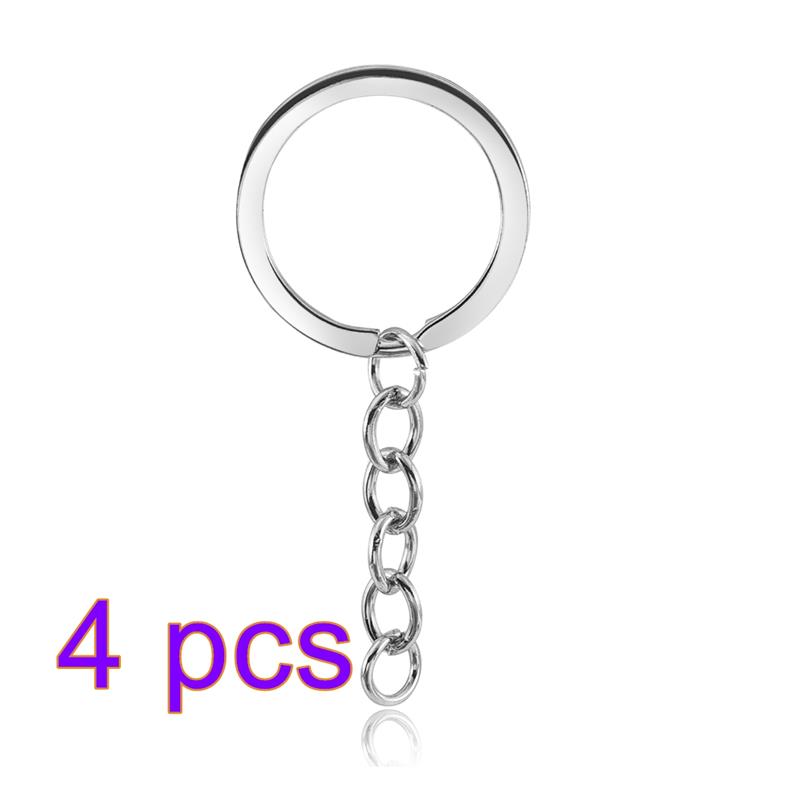 1/6 stuks sleutelhanger hanger siliconen mal set DIY hanger kristal epoxyhars mal ronde rechthoek hangers sieraden maken: marine