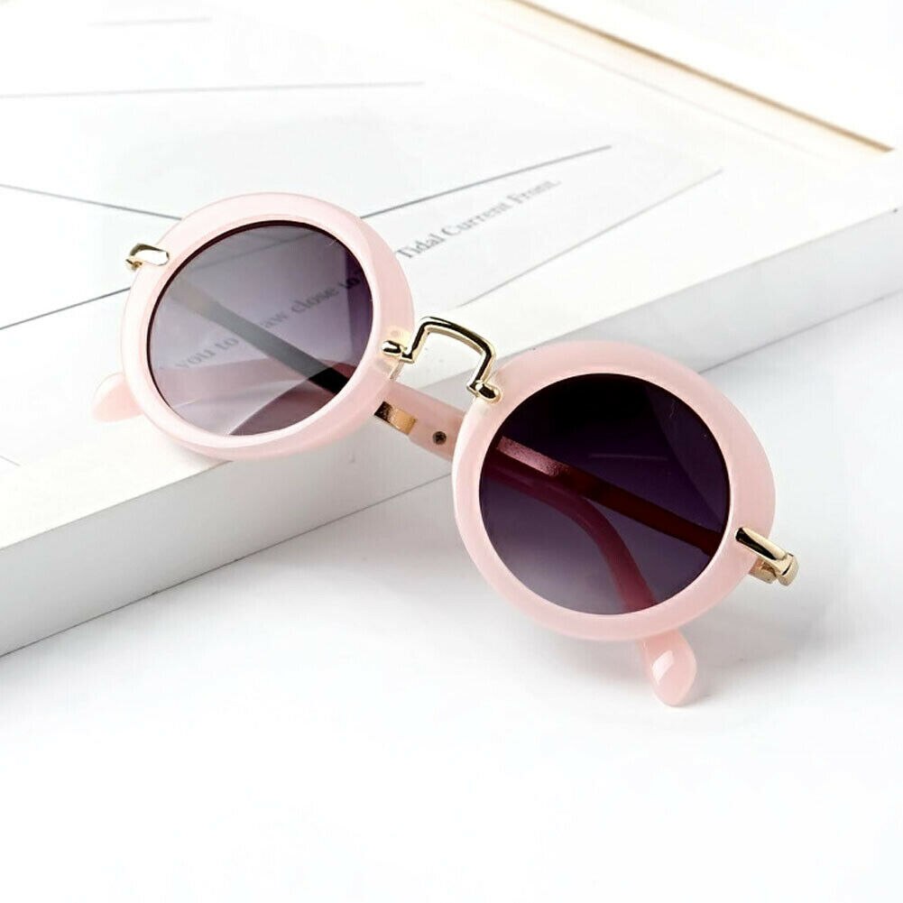 Kind Kids Jongens Meisjes Shades Baby Goggles Bril Kid Zonnebril Retro Zomer Kid Peuter Zonnebril UV400 Bescherming Brillen
