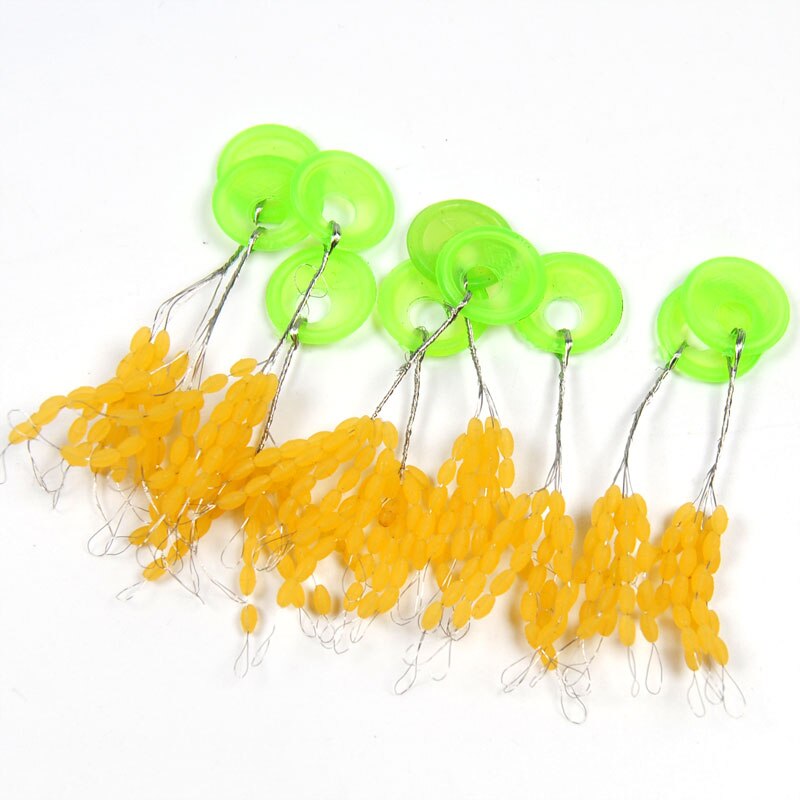 2 stk = 60 stop fiskegrej tilbehør prmium karpe fiske gummi stop til rigning flyde ledning positionering