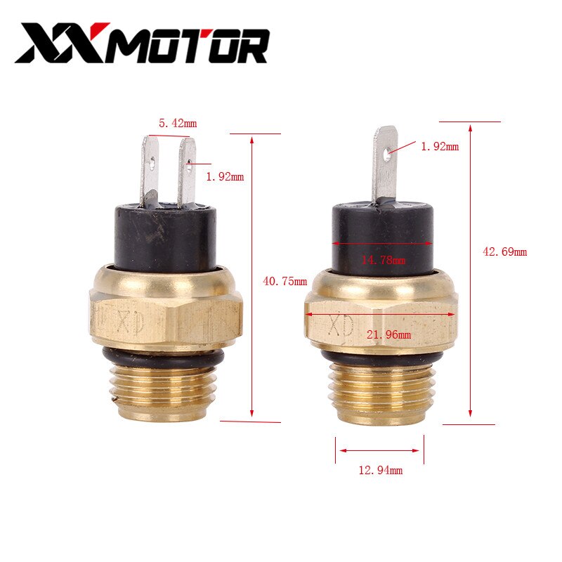 Motorfiets Radiator Cooler Water Koelsysteem Water Tank Water Temperatuur Sensor Voor Kawasaki 250 ZRX400 ZZR250 ZZR400 Zxr