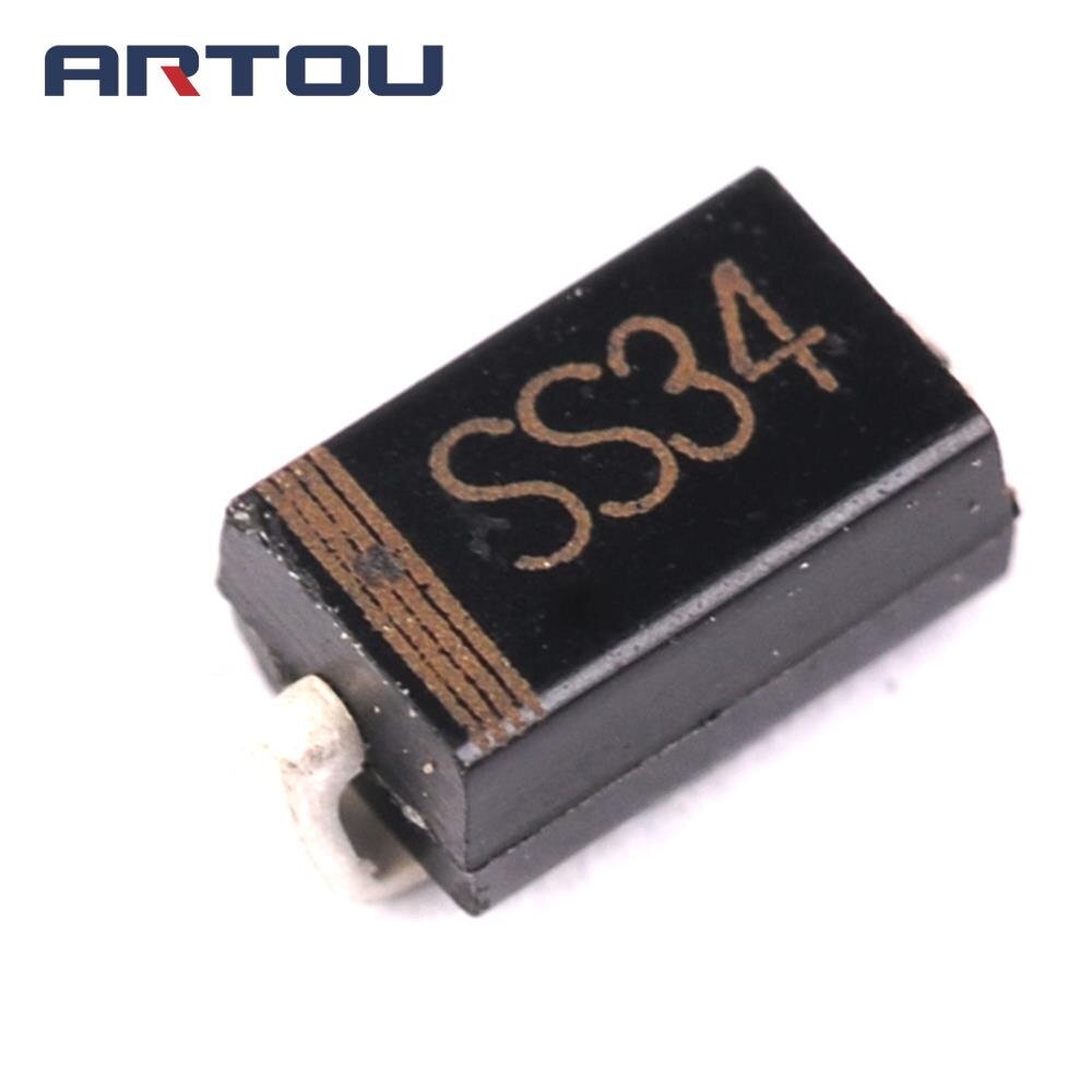 10 st  in5822 ss34 do-214ac 1 n 5822 smd schottky barriärdioder