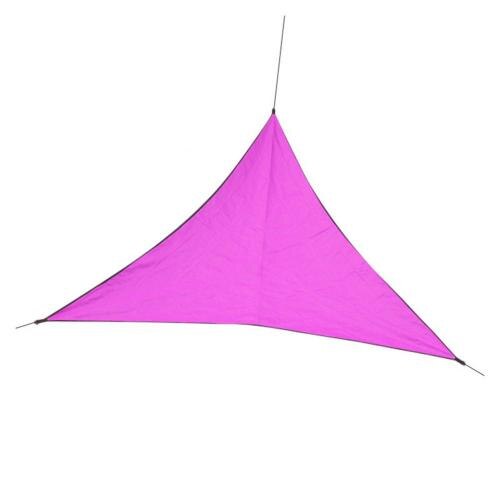 300Cm Outdoor Driehoek Zon Onderdak Zonnescherm Waterbestendig Tent Luifel Tuin Patio Camp Luifel Doek Zon Onderdak: Roze