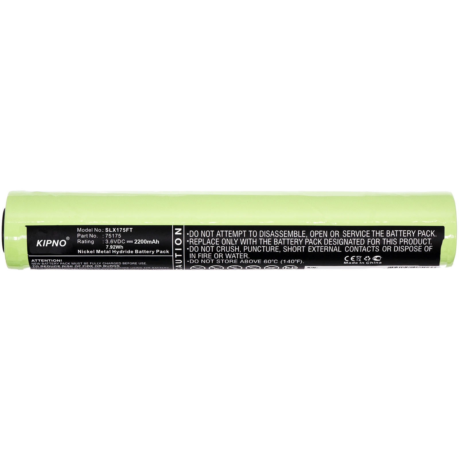 2200mAh Flashlight Battery For Peli M9 Black Knight M9 7059 7050 Streamlight 75175 75375 Except UltraStinger PolyStinger LED