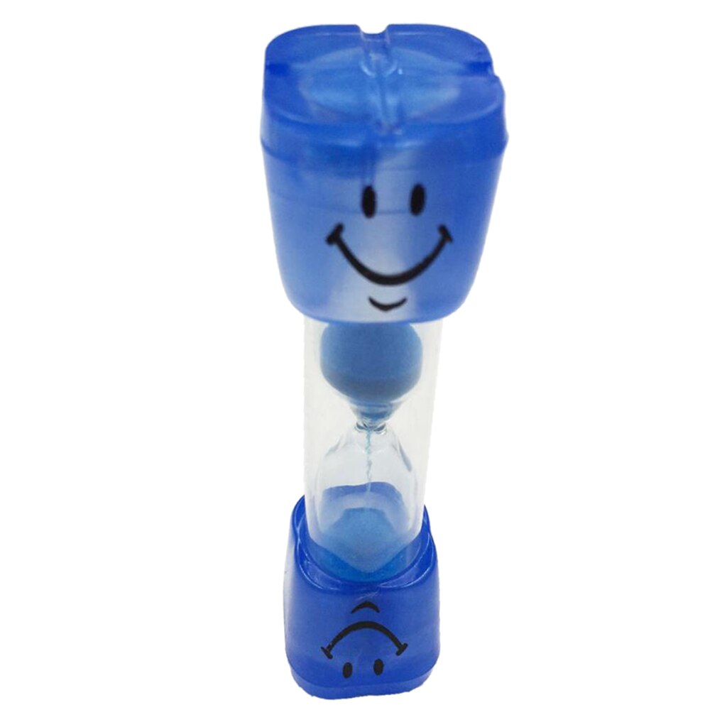 3 Min Plastic Sand Timer Cooking Clock Decorative Hourglass Sandglass Blue