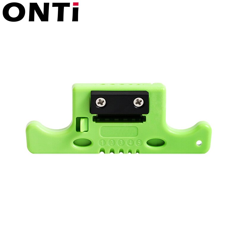 ONTi Fiber Optical Cable Ribbon Stripper Miller MSAT 5 Loose Tube Buffer Mid-Span Access Tool 1.9mm to 3.0mm Replaceable Blade: Cable Stripper