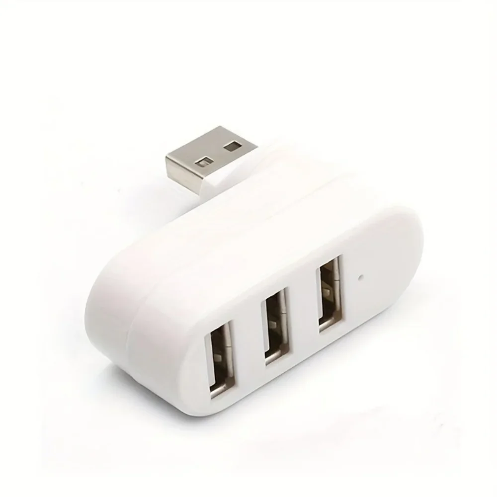Hub USB 3.0 a 4 porte 90 ° 180 ° Trasferimento dati di alimentazione USB A 1 USB C ruotabile per laptop, auto, iMac, MacBook Air Pro, PC Adapte: Oro rosa