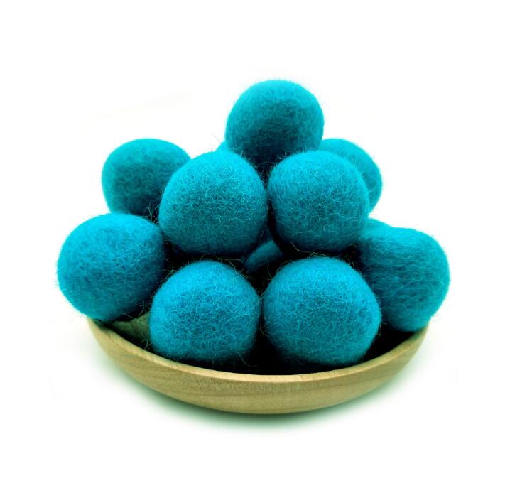 10pcs/lot 3cm 100% Wool Felt Balls Colorful Diy Pom Poms Craft Material Balls Of Wool Christmas Room Decro Decoration for home