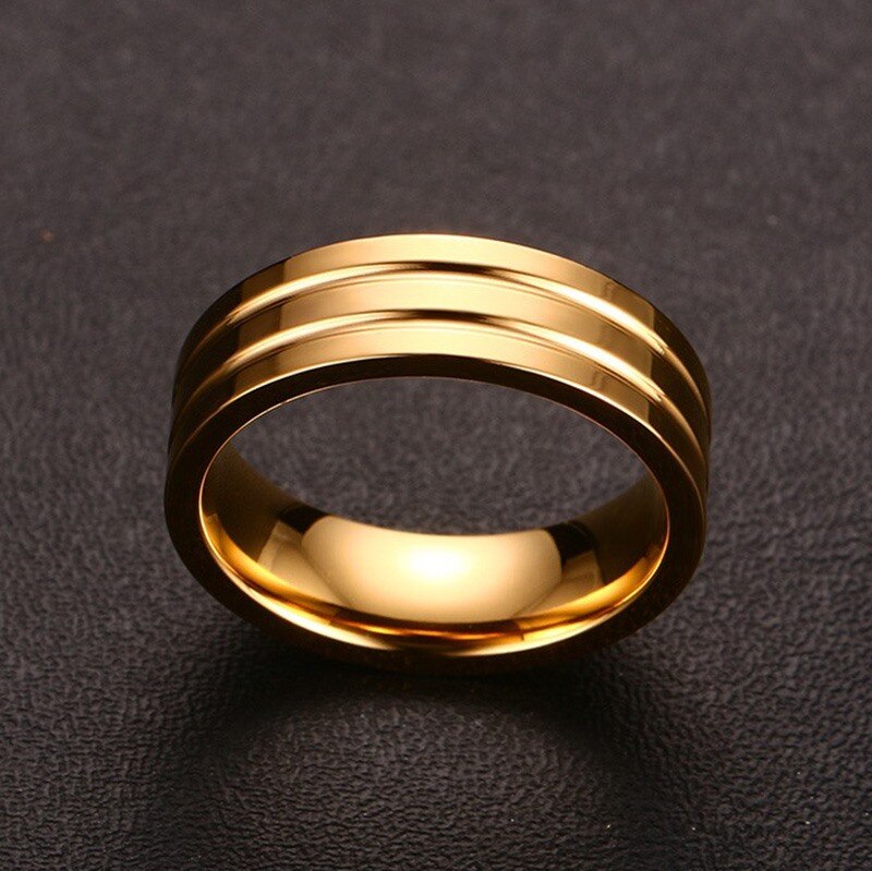 Vnox 6Mm Verlovingsringen Hoge Gepolijst Comfort Fit Traditionele Bruiloft Band Ringen Voor Vrouwen Sieraden