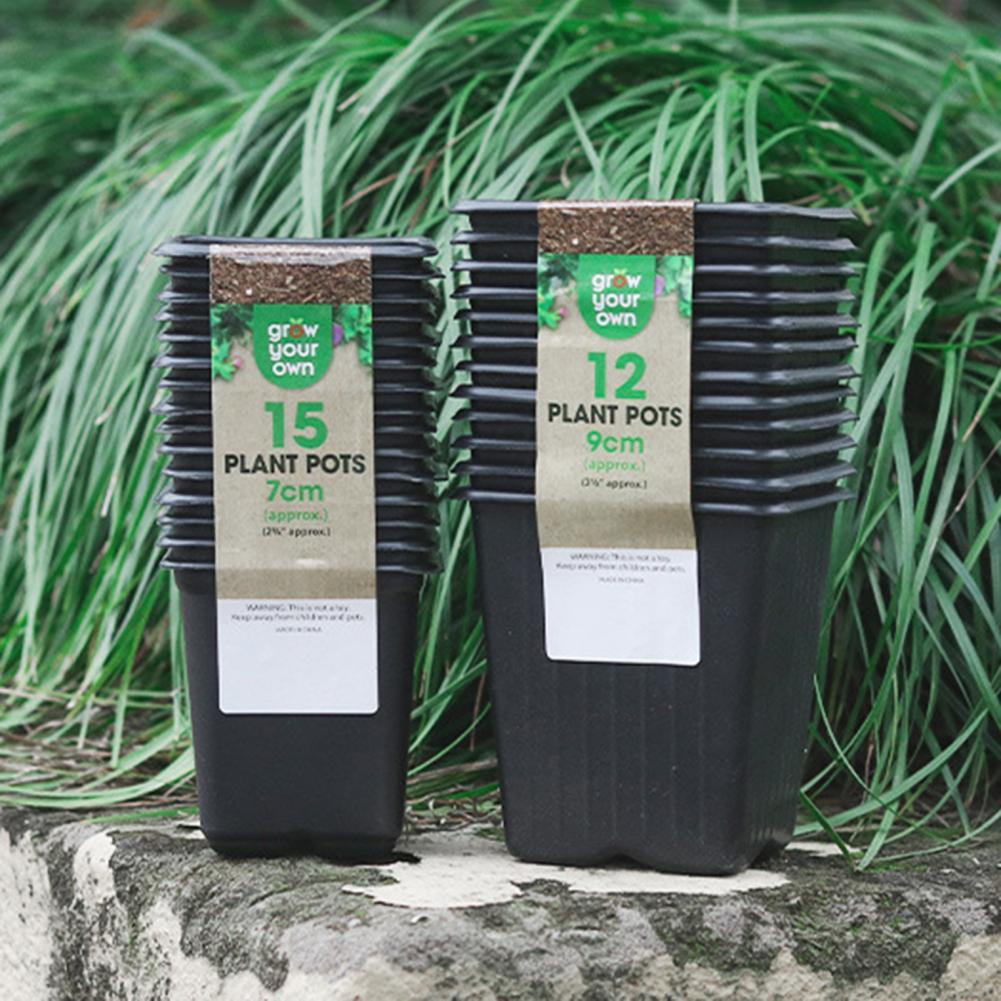 Grow Box macrame Black Easy to Harvest Plastic Small Plant Pots for Vegetables