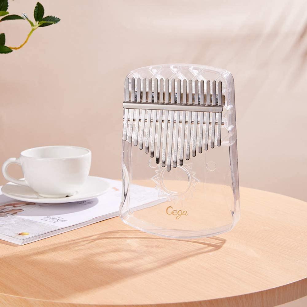 Kalimba 17 Toetsen Thumb Piano, Draagbare Transparante Abs Mbira Kunstwerk Vinger Mbira Voor Kinderen Volwassen Beginners Professionele