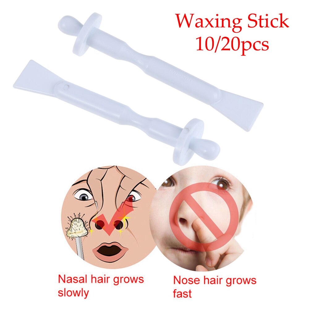 2 in1 Nose Hair body hair removal Waxing Stick plastic Hair removal Wax bean Wiping wax tool Nose Hair removal Beauty bar