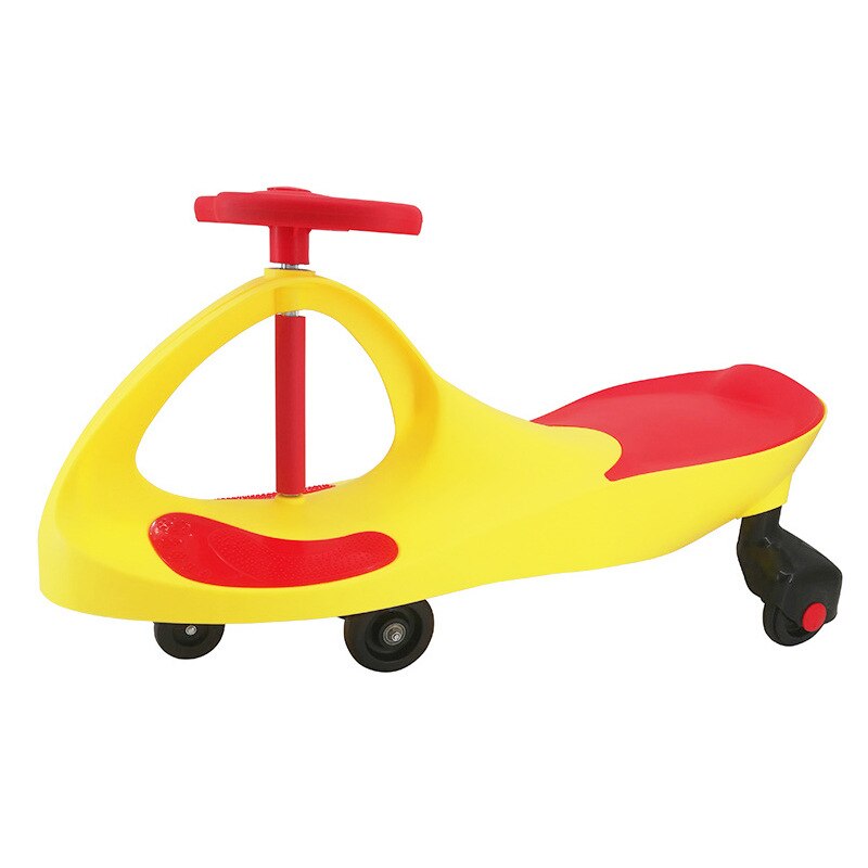 Kinder twist auto schaukel auto upgrade slide slide baby yo auto baby walker anti-rollover freizeit auto: 05yellow