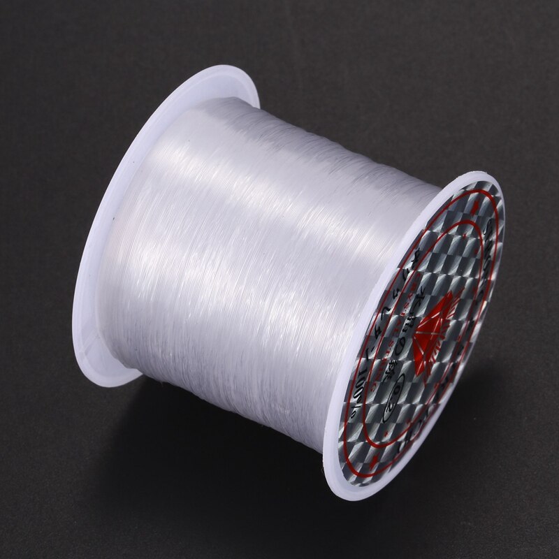 2X 0.3Mm / 0.2Mm Diameter Clear Nylon Vis Vislijn Spool Kralen String