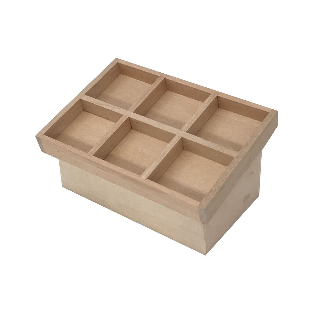 1/12 Dollhouse Miniature Mini Wooden Coffee Table Simulation End Table Furniture Toys for Doll House Decoration Accessories#4: N