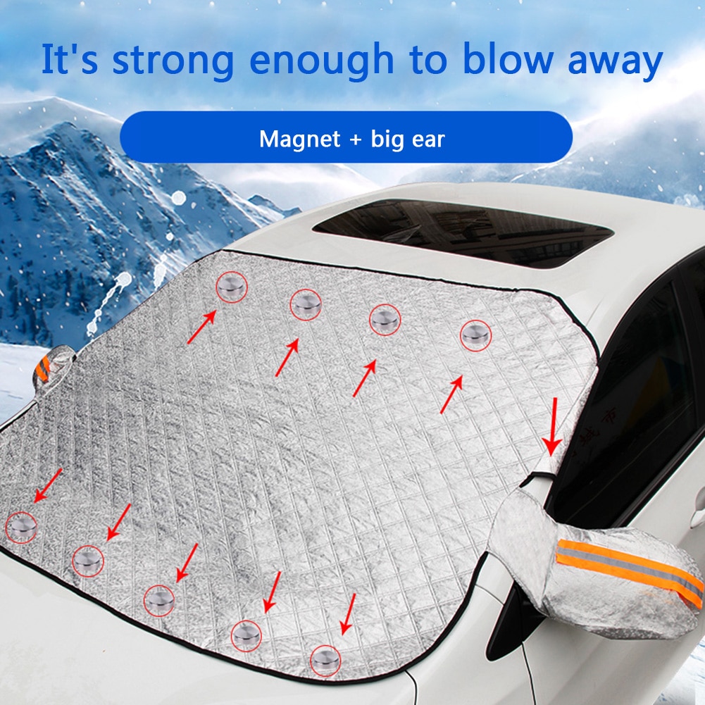 Voorruit Sneeuw Cover Voorruit Magnetische Zonneklep Universele Unieke Onderdelen Draagbare Auto Bescherming Voor Auto Auto Suv