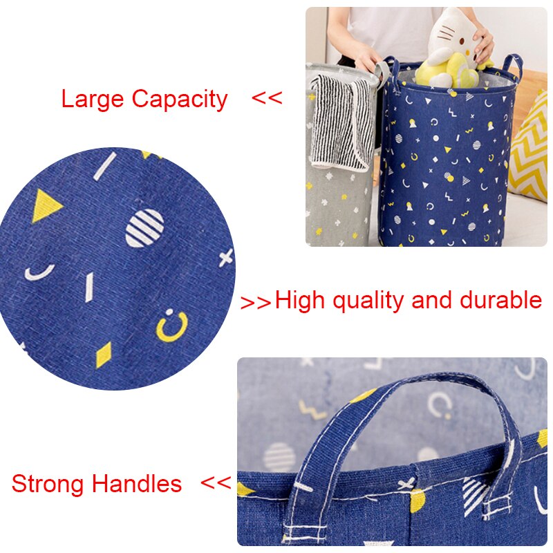 Large Capacity Laundry Basket Dirty Clothes Cloth Basket Large Clothes Storage Box Foldable Storage Basket For Laundry toy rack