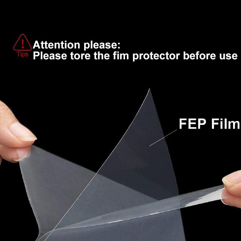 Fep-film 280*200*0.15mm 10.1 til anycubic photon mono  m7 pro  m5 m5s uv-resin 3d- printerudløserfilm lcd-sl1a