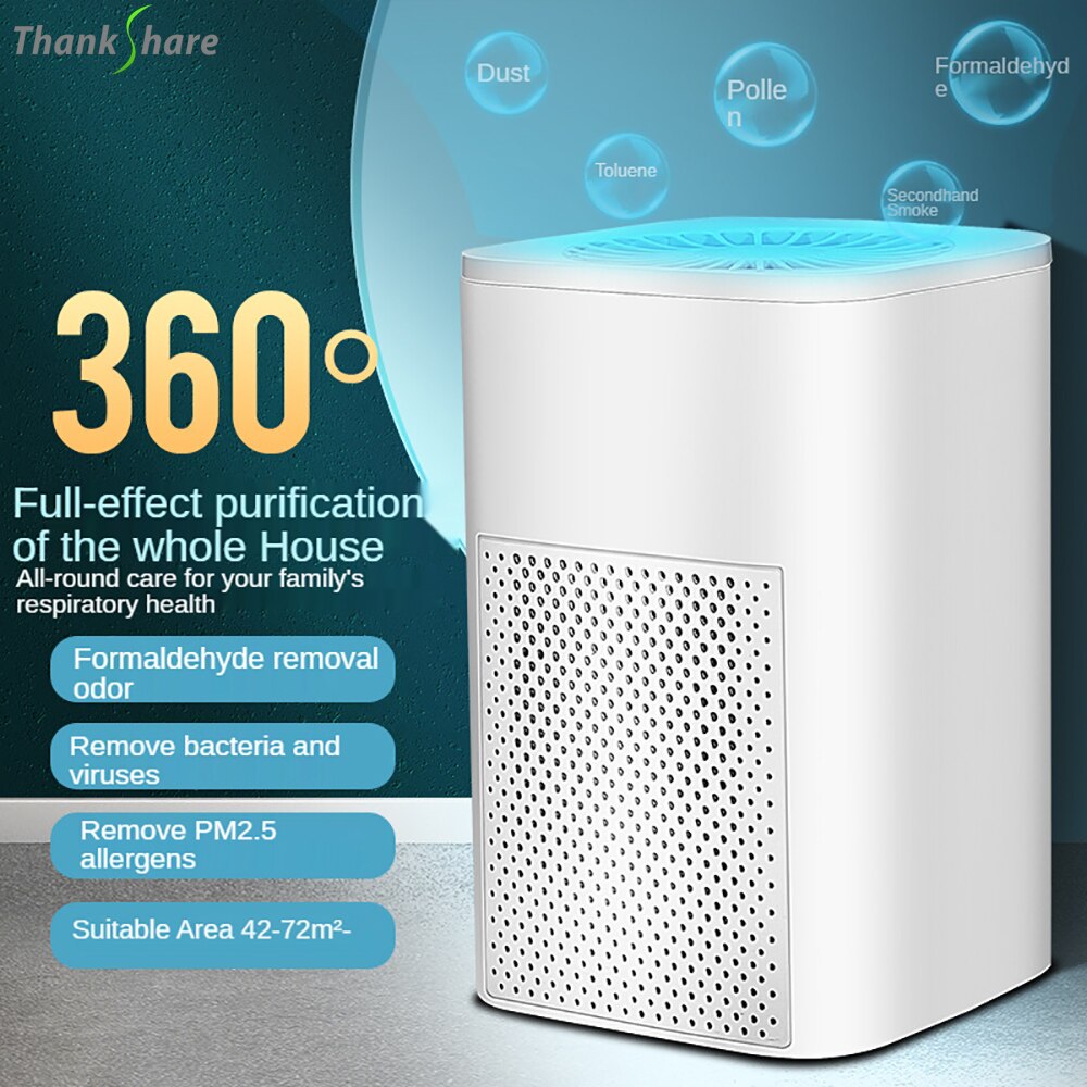 Air-Purifier Ozone Generator Ionizer Generator Purification Home Toilet Deodorizer Pet Deodorizer USB Air Purifie For Bedroom