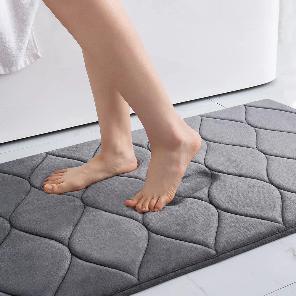 Homaxy Memory Foam Badkamer Badmat Zacht Antislip Tapijt Absorberende Vloer Badkamerkleed Douche Tapijt Keuken Decor Voetmat