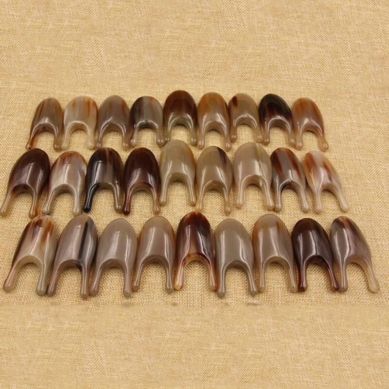 Natural Yak Horn Acupuncture Cone Acupressure Pencil Eye Sticks Nose Beam Ribs Lumbar Vertebrae Massage Points Face Facial