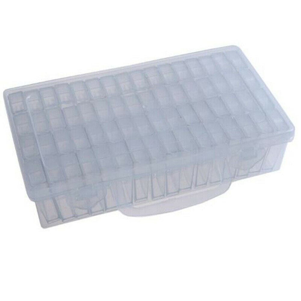 6/10/12/24/48/64 Grid Diamond Painting Jewelry Storage Box Nail Bead Transparent plastic Box Organize And Save Artifacts