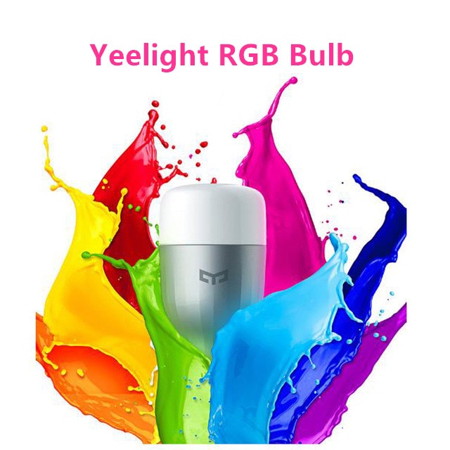XiaoMi Yeelight Colorful Bulb E27 Smart APP WIFI Remote Control Smart LED Light RGB/Colorful temperature Romantic lamp bulb: Yeelight RGB bulb