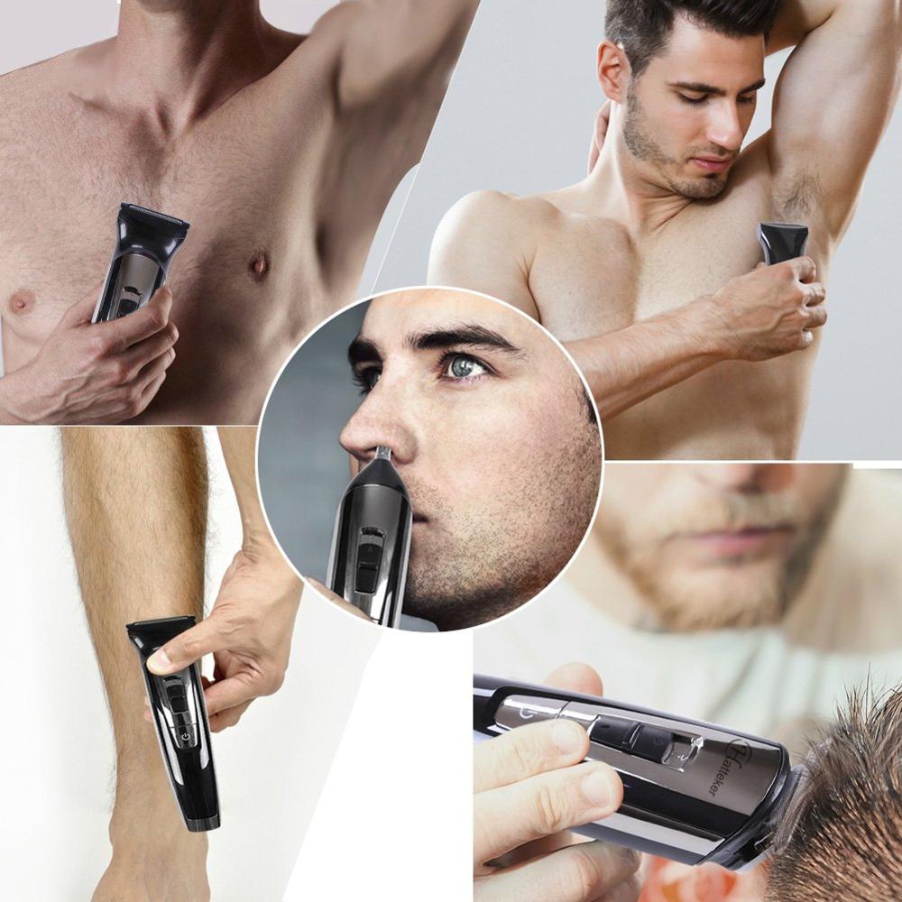 All-In-1 Professionele Tondeuse Waterdicht Tondeuse Baard Trimmer Man Elektrische Haar Snijmachine Voor Facial, alle Body