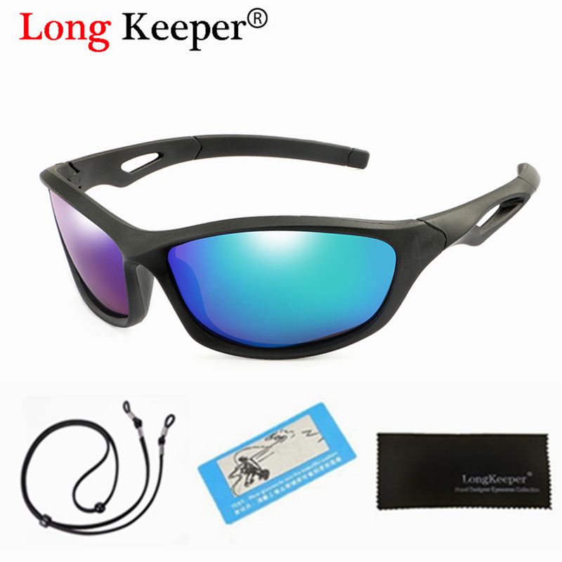 Sport Zonnebril Kids Gepolariseerde Kind Zonnebril Meisje Jongen Outdoor Spiegel Lenzenvloeistof Flexibele Bril UV400 Ciclismo Met Touw