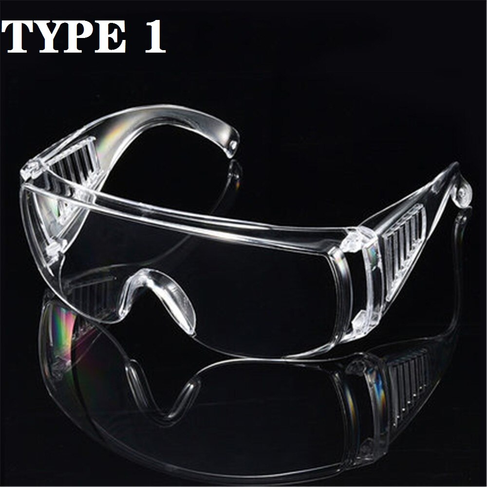 Gafas transparentes, gafas de seguridad antisalpicaduras, lentes resistentes a los impactos, gafas de seguridad para el hogar, Carpente, protección de Ojos de dentista: Type 1