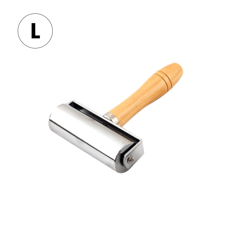Rodillo de prensa para bordes de cuero, rodillo de laminado de pegamento para manualidades de cuero, herramienta de pliegue hecha a mano, 26mm/60mm/100mm: L