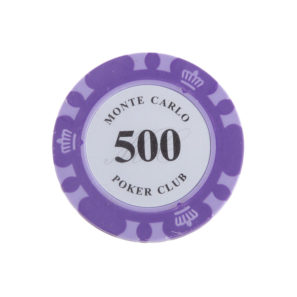 Sjov pp ler casino poker chips mahjong brætspil tællere dollars pakke  of 10 stk 40 x 4mm til camping vandreture sjovt bordspil