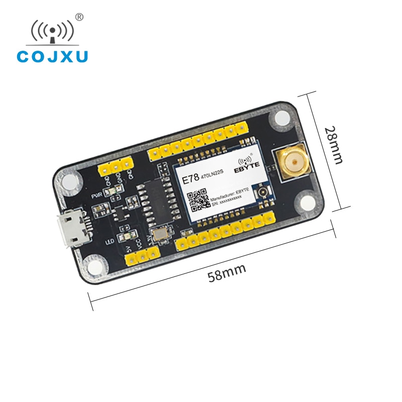 ASR6501 USB Test Board Test Kit Soc Usb zu TTL LoRaWan LoRa Modul E78-400TBL-01A