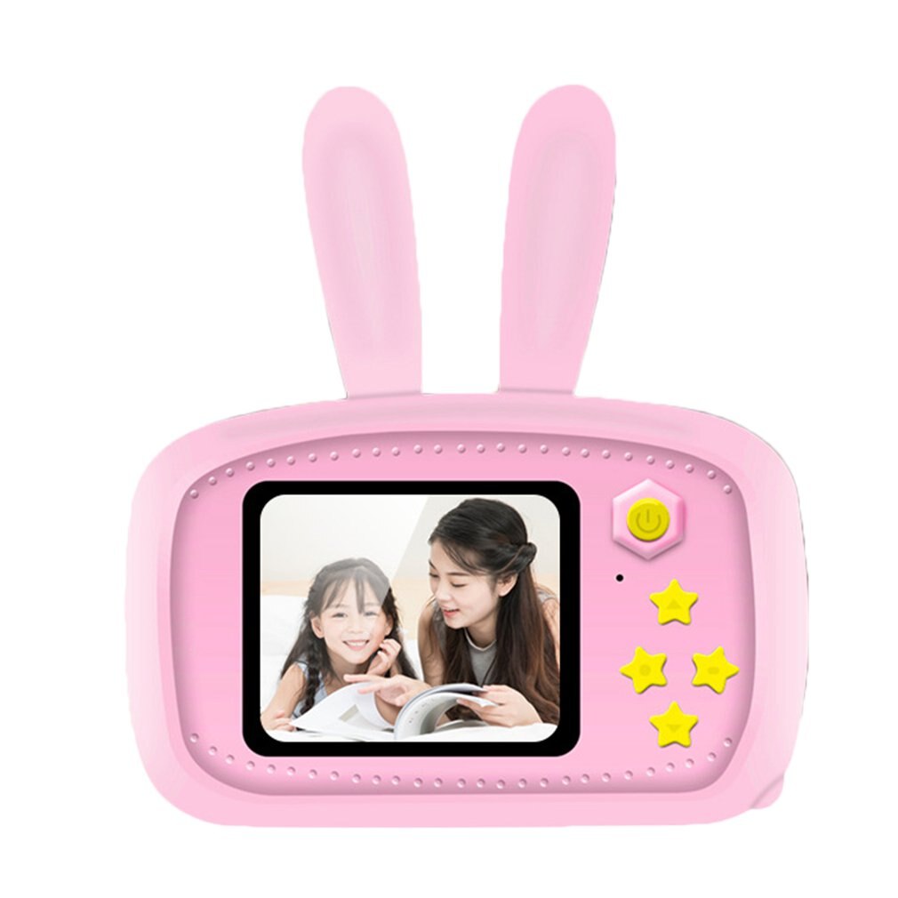 K9 Bunny Kind Camera Foto Opname Multifunctionele Kinderen Camera 8G Geheugenkaart Kinderen Shoot Camera: Roze